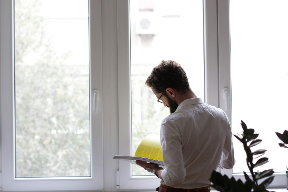 Property manager carrying out a routine property inspection